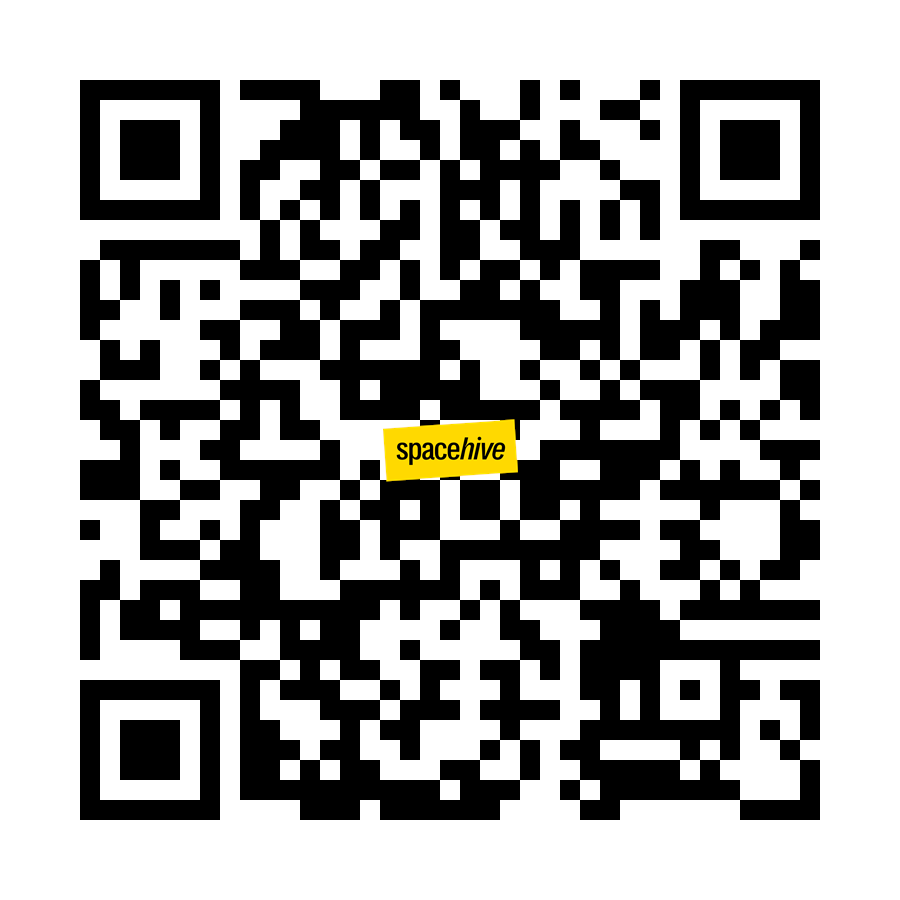 QR code for 'Give us a lift!'  at Malvern Cube